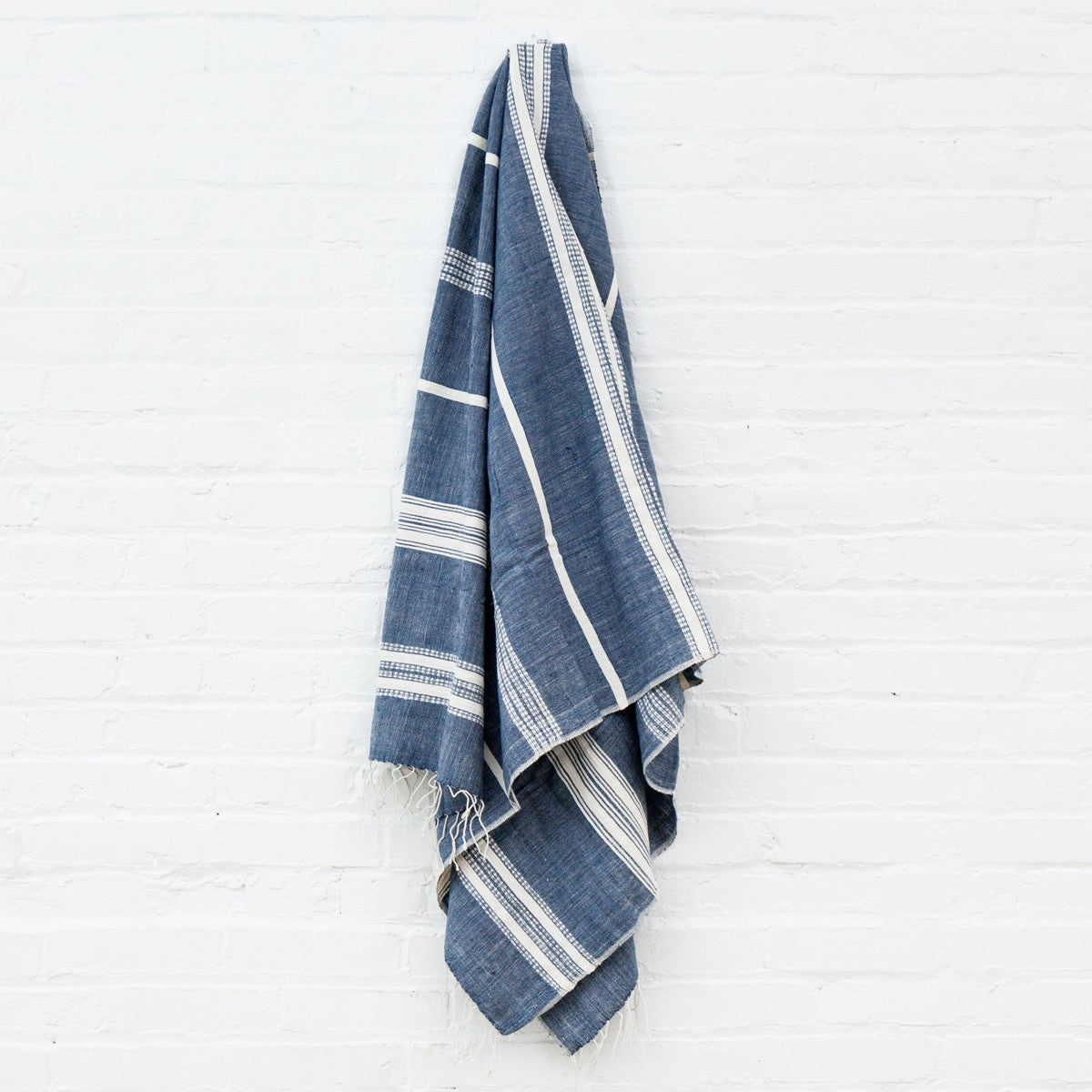 Aden Stripes Bath Towel Natural Stripe
