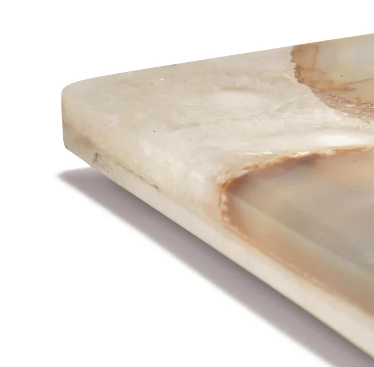 Agate Coasters with Marble Base S/4